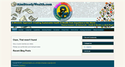 Desktop Screenshot of aimsteadywealth.com